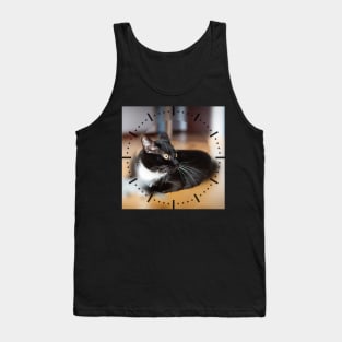 Cat playing with mouse-toy Tank Top